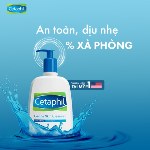 [Chính Hãng] Sữa Rửa Mặt Cetaphil Gentle Skin Cleanser Dịu Nhẹ Cho Da Dầu Mụn