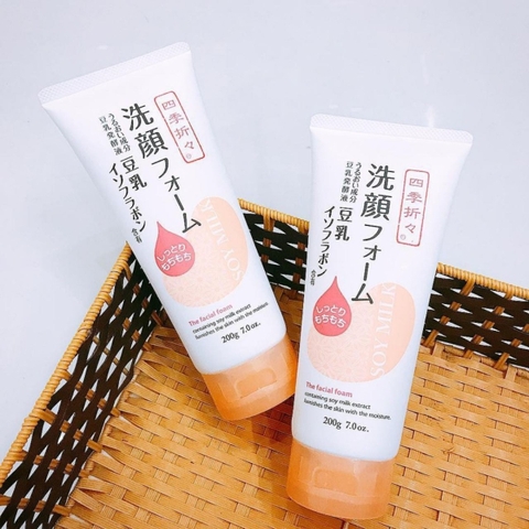 Sữa Rửa Mặt Sữa Đậu Nành Soy Milk The Facial Foam Nhật Bản 200g