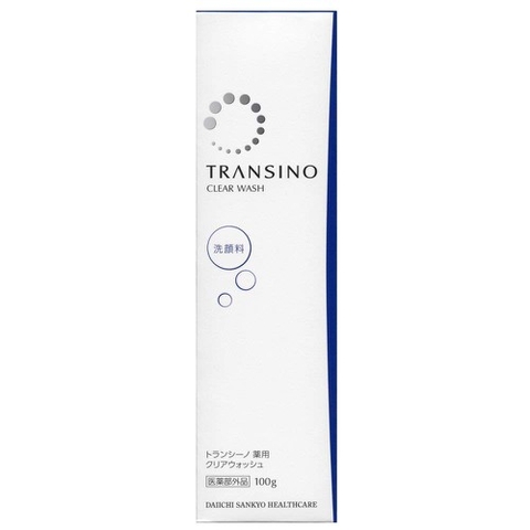 Sữa Rửa Mặt Trắng Da, Hỗ Trợ Mờ Nám Transino Clear Wash 100g