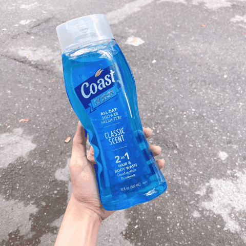 Sữa Tắm Gội 2 Trong 1 Coast Classic Hair & Body Wash Classic Scent 532ml - Làm Sạch Cơ Thể, Ngăn Mùi Hiệu Quả