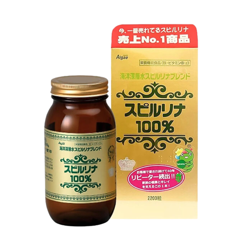 Tảo xoắn Spirulina Japan Algae Nhật Bản 2200 viên
