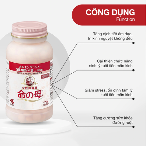 Viên uống tiền mãn kinh Kobayashi Nhật Bản 840 viên