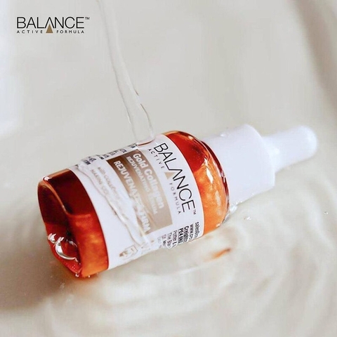 Tinh Chất Balance Active Formula Trẻ Hoá, Tái Tạo Da 30ml Gold Collagen Rejuvenating Serum