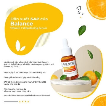 Serum mờ thâm sau mụn Vitamin C Balance Active Formula