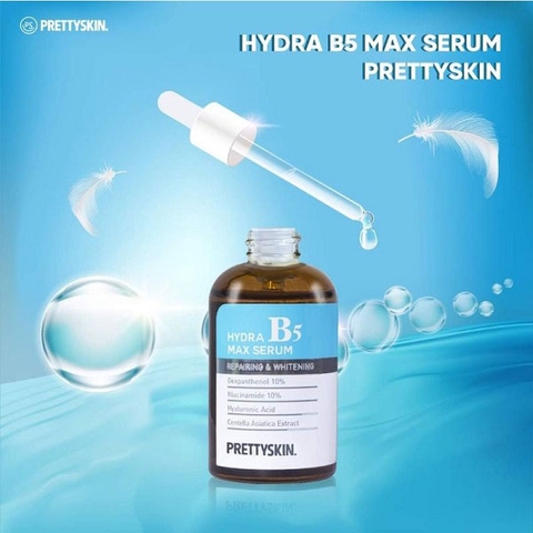 Bộ Ba Chăm Sóc Da Toàn Diện HYDRA B5 PRETTYSKIN - Serum Phục Hồi Giảm Mụn + Kem Dưỡng Ẩm Trắng Da + Kem Chống Nắng
