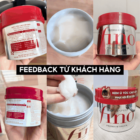Kem ủ tóc cải thiện tóc hư tổn Fino Premium Touch 230g