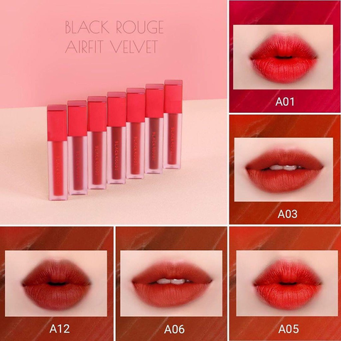 Son Kem Lì Black Rouge Hàn Quốc - Bộ sưu tập màu hot