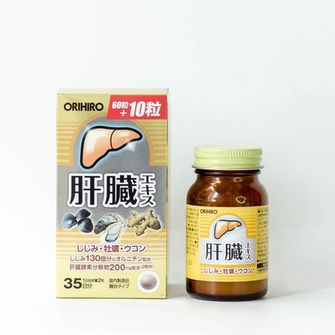 Viên Uống Bổ Gan Orihiro 35 Ngày 70 viên