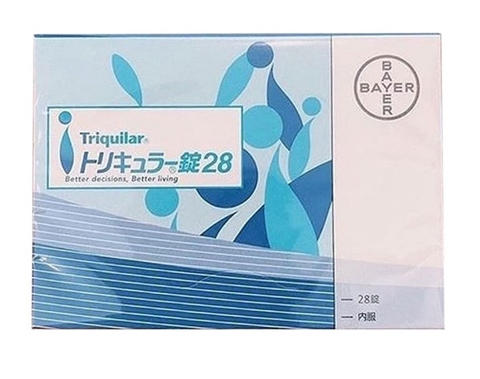 Thuốc Tránh Thai Nhật Bản Triquilar Bayer, Thuốc Tránh Thai Hàng Ngày - Lẻ 1 Vỉ x 28 Viên