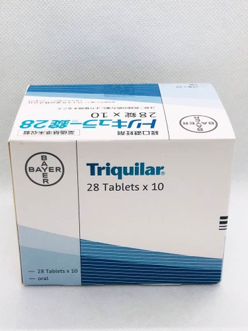 Thuốc Tránh Thai Nhật Bản Triquilar Bayer, Thuốc Tránh Thai Hàng Ngày - Hộp 10 Vỉ x 28 Viên