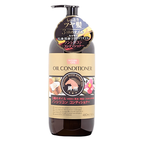 Dầu Xả Chiết Xuất Từ Dầu Ngựa, Dầu Dừa và Dầu Hoa Trà Deve 480ml Nội Địa Nhật