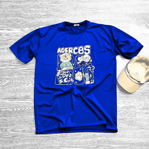 MS001 - MS006 Áo Thun Unisex Nam Nữ, Áo Thun Form Rộng Thời Trang In Hình Dễ Thương Freesize