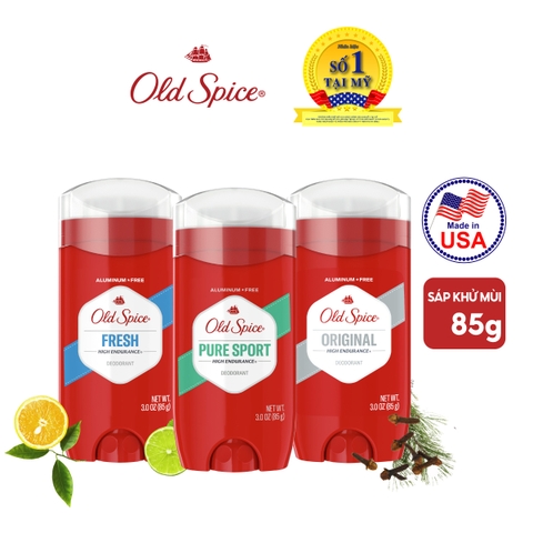 [Chính hãng] Lăn khử mùi  Old Spice  hương thơm nam tính khử mùi bền bỉ suốt 48h không gây vệt ố vàng