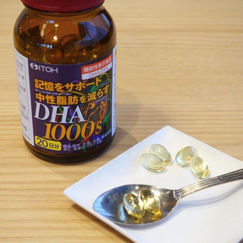Viên uống bổ não DHA 1000s Nhật Bản 120 viên