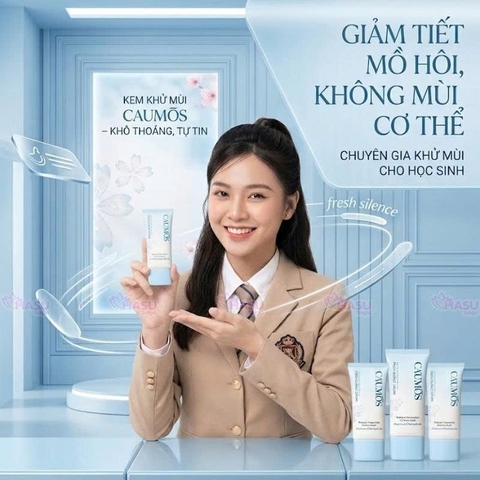 Kem Bôi Caumos Khử Mùi, Dưỡng Da, Giảm Tiết Mồ Hôi Tay Chân 30g