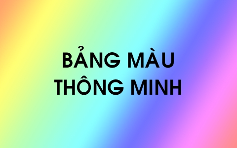 Bảng màu thông minh