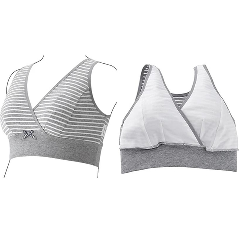 Áo Half Top Dành Cho Phụ Nữ Cho Con Bú Inujirushi BR1624 Nhật Bản