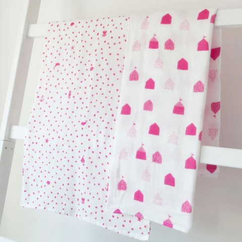 Chăn quấn hình ngôi nhà 100*100cm hiệu Orunet MS: OGHW0819