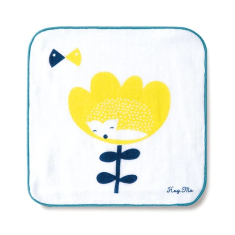 Khăn gạt lau mặt cho bé hình bông hoa hiệu Orunet 100% organic cotton - Imabari Towel MS: HW0815
