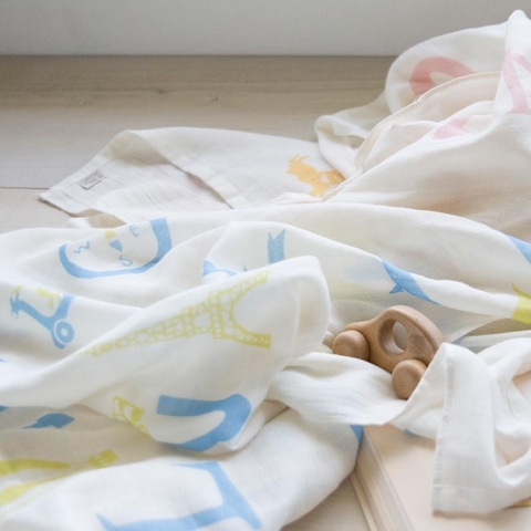 khăn quấn đi du lịch cho bé Orunet - Imabari Towel - Chất liệu 100% cotton - OGWL3004, OGWL2004, OGWL1004
