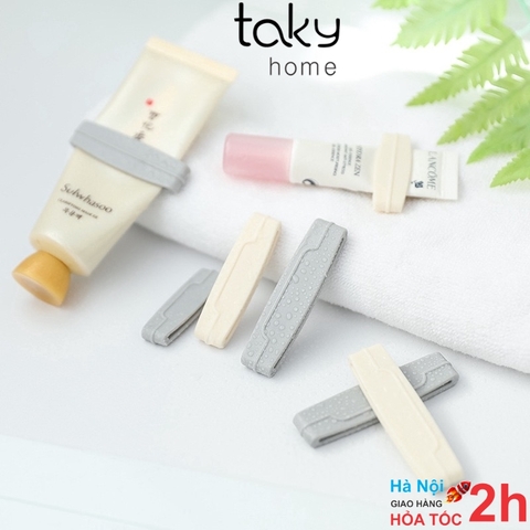 Dụng Cụ Kẹp- Ép Lấy Kem Đánh Răng, Kẹp Nặn Tuýp Sữa Rửa Mặt, Kem Dưỡng Da Chống Lãng Phí, Tiện Dụng Bỏ Túi TakyHome 5200