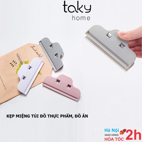 Kẹp Nhựa Giữ Miệng Các Loại Túi Đồ Ăn, Túi Thực Phẩm, Túi Bánh Kẹo, Túi Hạt Không Bị Hở, Tiện Dụng Thông Minh, TakyHome 5210