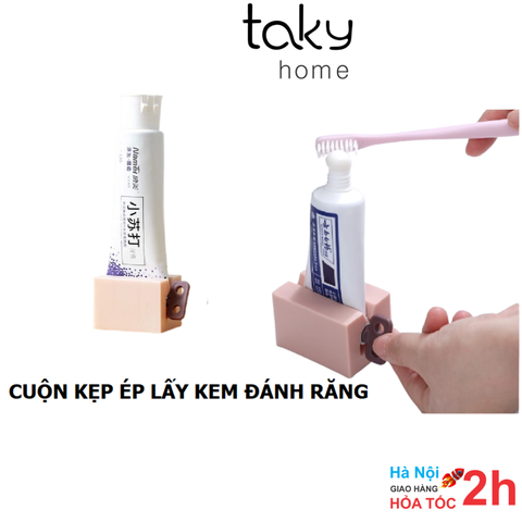 Cuộn Kẹp Ép Lấy Kem Đánh Răng Tiết Kiệm, Dụng Cụ Ép Tuýp Kem Đánh Răng, Tiện Dụng Cho Gia Đình. TakyHome 5202
