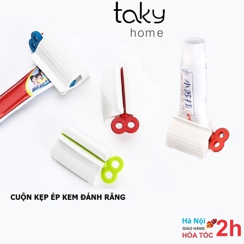 Cuộn Ép Kem Đánh Răng, Cuộn Lấy Kem Đánh Răng Tiết Kiệm và Tái Sử Dụng Gia Đình, TakyHome 5203