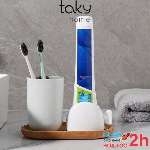 Cuộn Ép Lấy Kem Đánh Răng, Giúp Tiết Kiệm Và Dễ Dàng Lấy, Dụng Cụ Ép Kem Đánh Răng, Tiện Dụng Gia Đình. TakyHome 5204
