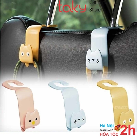 Móc Treo Đồ Sau Ghế Ôtô, Treo Gọn Gàng, Tiện Dụng Trong Xe Hơi, Giá Rẻ, Tiết Kiệm Không Gian. TakyHome 9733