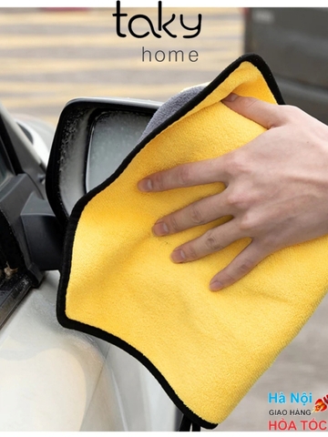 Khăn Lau Xe ô tô Chuyên Dụng, Khăn Đa Năng Lau Bếp, Lau Kính Siêu Thấm Không Bị Sơ, An Toàn, Tiện Dụng. Takyhome 5970