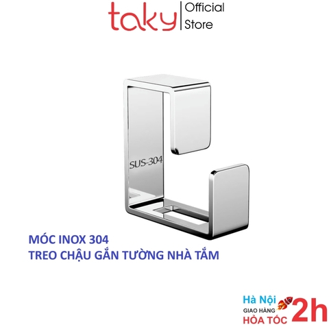 Móc Treo Chậu - Inox 304 Gắn Tường Nhà Tắm, Treo Thau, Chậu Giặt, Móc Treo Đồ Đa Năng, Không Khoan Đục. Takyhome 2019