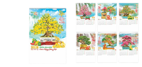 Lịch lò xo 7 tờ 2026-HT