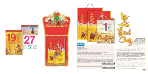 Lịch bloc AH02 (29X41) 2026-AH