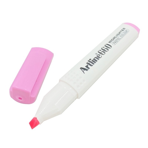 Dạ quang Artline Pastel 660 hồng-PM