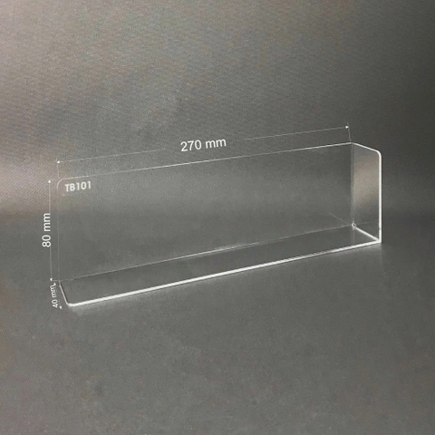 Kệ mica chữ L Enter TB101 270x40x80mm mica dày 2mm-SM