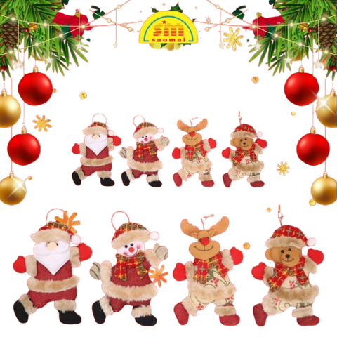 Noel-Mút nỉ trang trí 18cm-JC