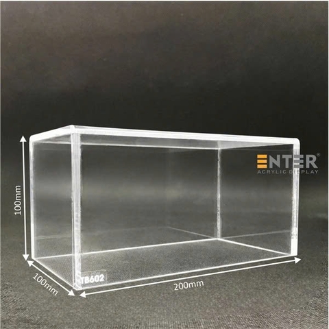 Hộp mica không nắp Enter TB602 100x200x100mm mica dày 5mm-SM