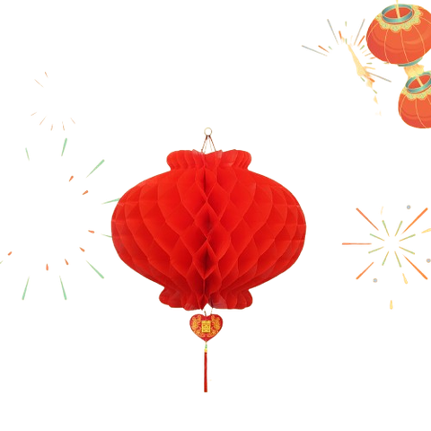 Lồng đèn nylon 20cm (2c)-QSN