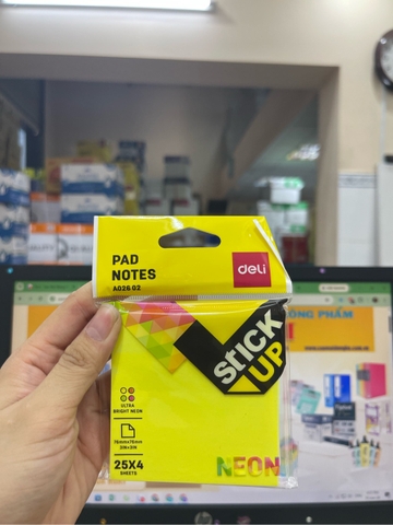Notes 3x3 Deli A02602 4 lớp màu