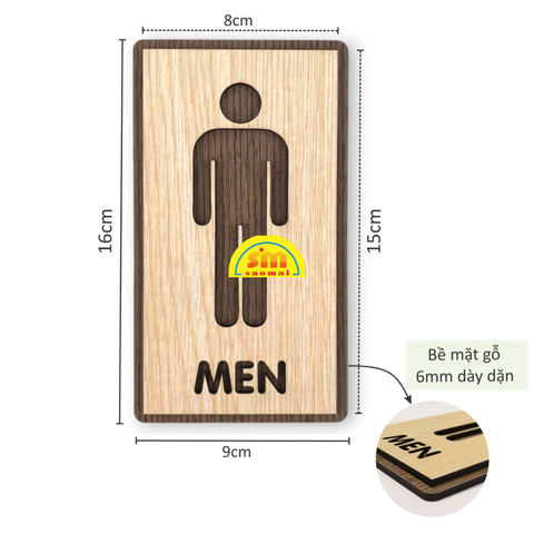 Icon gỗ MDF M64 90x160mm-SM