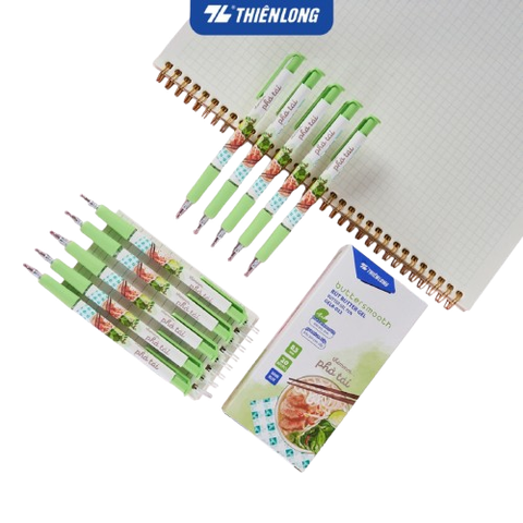 Bút nước TL gel 033 (Phở tái) xanh-LV