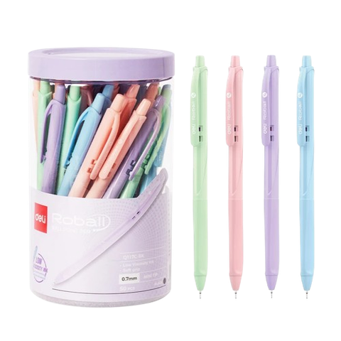 Bút bi Deli Q117C-BL xanh-LA