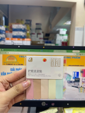 Notes Memo 9743-2/3 5 colors 50x15mm