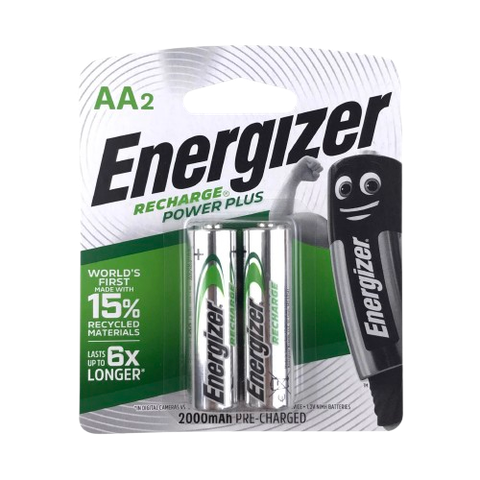 Pin sạc AA Energizer 2000mAh-HP (cặp)