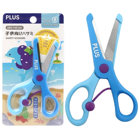 Kéo học sinh Plus lưỡi kim loại 200-V019 x.dương-HV