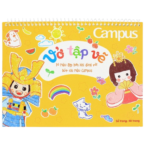 Tập vẽ A4 Campus  SKB-A4-40 (40 tờ)-208/VT