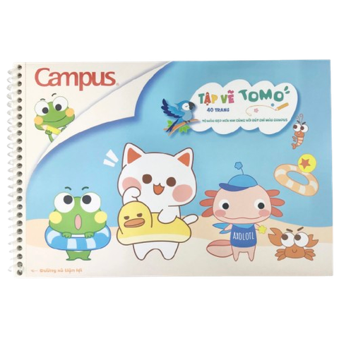 Tập vẽ A4 Campus SKB-A4TOM-40-2 (40 tờ)-208