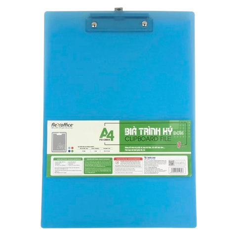 Bìa trình ký đơn A4 TL FO-CB04 xanh-LV