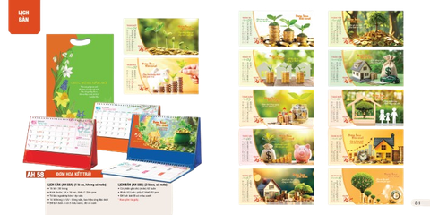 Lịch bàn chữ A 2026-AH